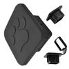Lisutupode Trailer Hitch Cover 8x8cm Silicone Hitch Member Cover Dustproof Waterproof Design Flexible Tight