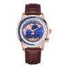 [VALENTINO RUDY] Мужские часы VALENTINO RUDY с мировым временем и кожаным ремешком VR6570A-RGBR