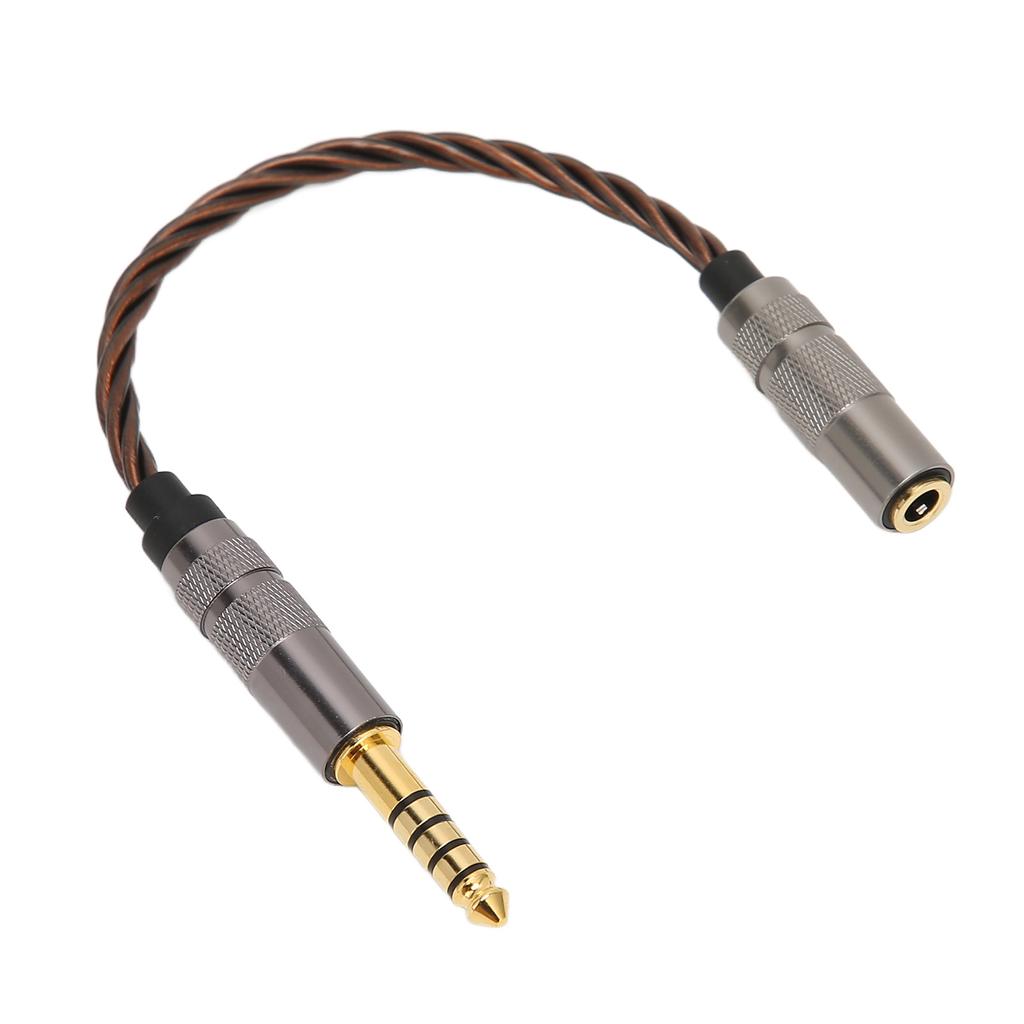 4.4mm Balanced Male To 3.5mm Stereo Female Headphone Cable Gold Plated Portable Headphone Adapter Cable for Music Lovers