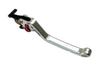 BIKERS Тормозной рычаг CT125 Hunter Cub ADV150 Правая сторона Передний 6-уровневая регулировка Алюминиевая заготовка Премиум-тип Серебристый BK-H0408-SLV