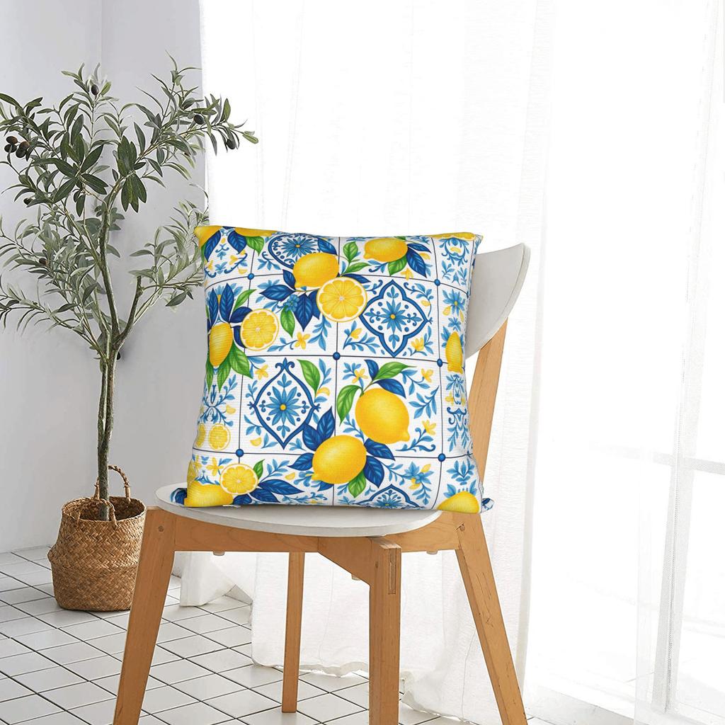 Fruit Lemon Pillowcases Kawaii Pillow Case For Wedding Party Home Decor Comfy Pillow Cover