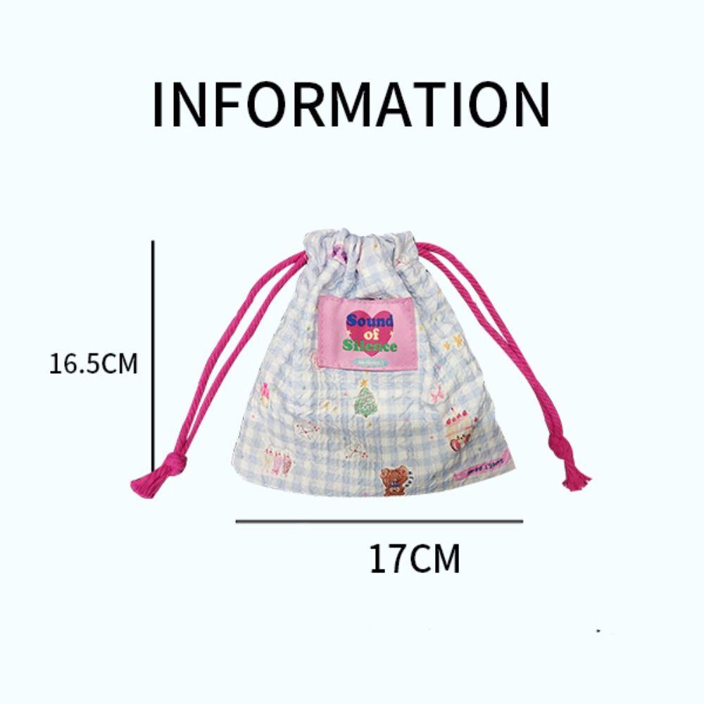 Мультяшная косметичка для хранения Y2k для девочек, новая пенопластовая сумка на шнурке