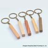 Rectangle Wooden Keychain Pendant - Business Gift In OPP Packaging