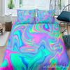 Пододеяльник Chic Marble Duvet Cover Microfiber Mint Gold Glitter Turquoise Комплект постельного белья Abstract Aqua Blue Quilt Cover Single Twin Full Size