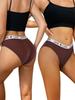 7PCS Women Panties Striped Briefs Sexy Women Low-Rise Breathable Cotton Panty Female Soft Underwear Ladies Underpants