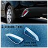 Chrome Rear Back Fog Lights Lamps Foglight Molding Decor Frame Cover Trim Exterior ABS Accessories For Toyota Yaris