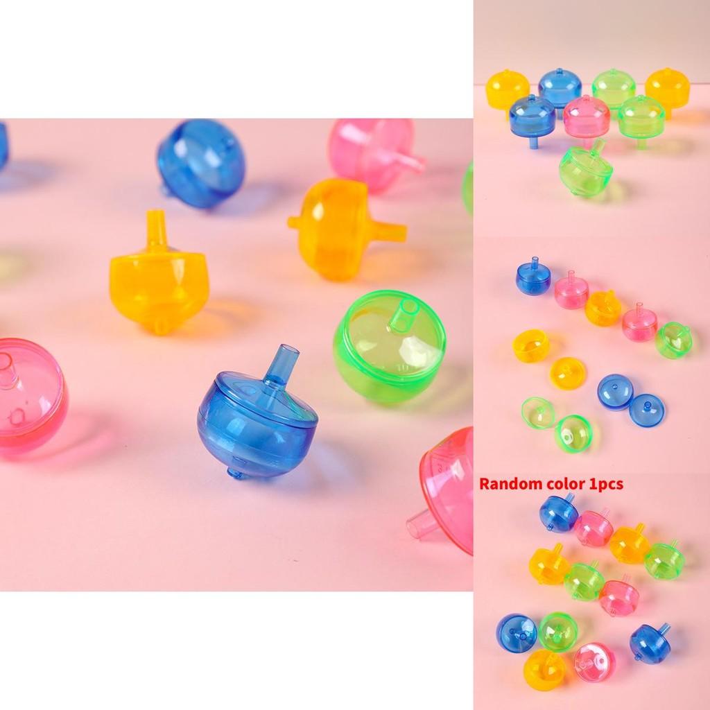 Classic Transparent Gyroscope Toy For Kids Plastic Handheld Creative Gift For Children