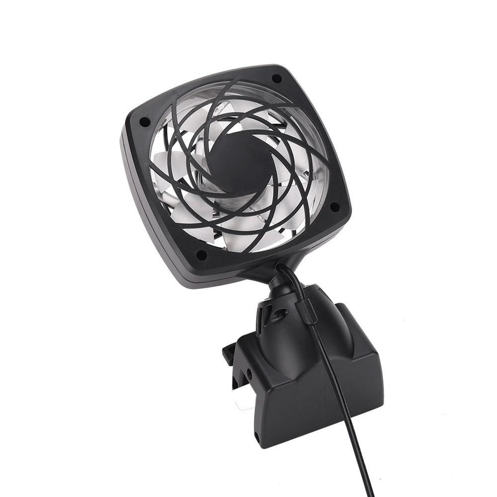 Adjustable Angle Aquarium Chiller Fan Quiet Fish Tank Cooler Aquarium External Fan  Aquarium