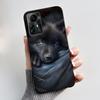 Phone Case For ZTE Blade A72s/Optus X Max/Blade V41 Smart Soft Silicone Black Case Lovely Pattern Puppy Rabbit Shockproof Shell