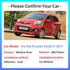 Козырек для окон Kia Picanto TA Morning 2011~2017 Боковые стороны автомобиля Защита от дождя Дефлектор Тент Укрытие Вентиляционное отверстие Дымоход Внешние аксессуары