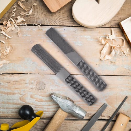 Samcos Four-in-One Board File (20cm X 2.2cm) for Woodworking, DIY Polishing, and Roughing Alloys