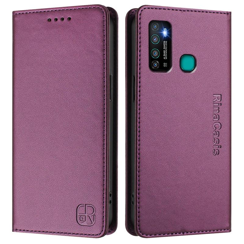 Роскошный антивор-кошелек флип-чехол для телефона Infinix Smart 9 8 Pro 7 HD 6 Plus 5 4 кожаные чехлы магнит однотонный чехол