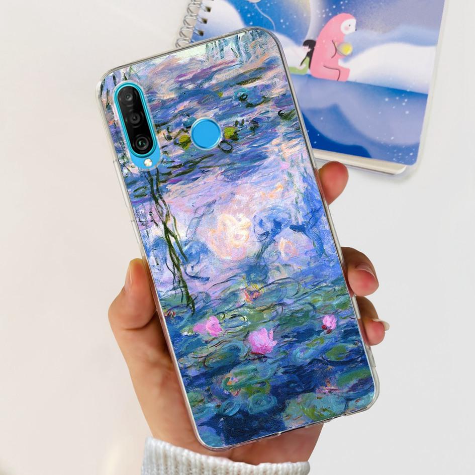 For Huawei P30 Lite Case MAR-LX1M MAR-L21A MAR-LX1A Cute Astronaut Cover Clear Silicone Bumper For Huawei P30 Pro Lite P 30 Capa