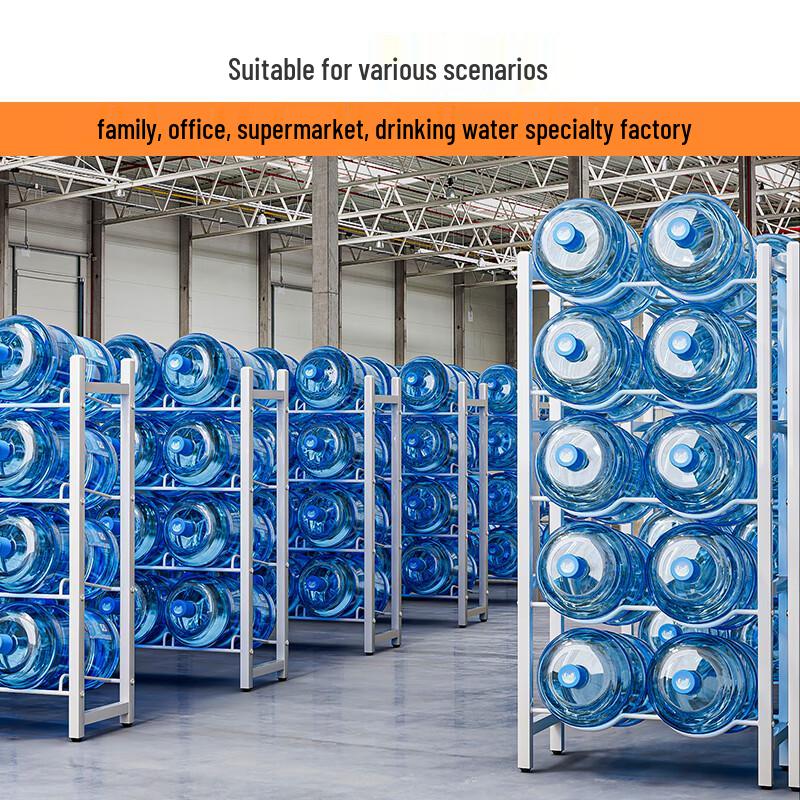 Деревянная напольная подставка для воды на 8 бутылей