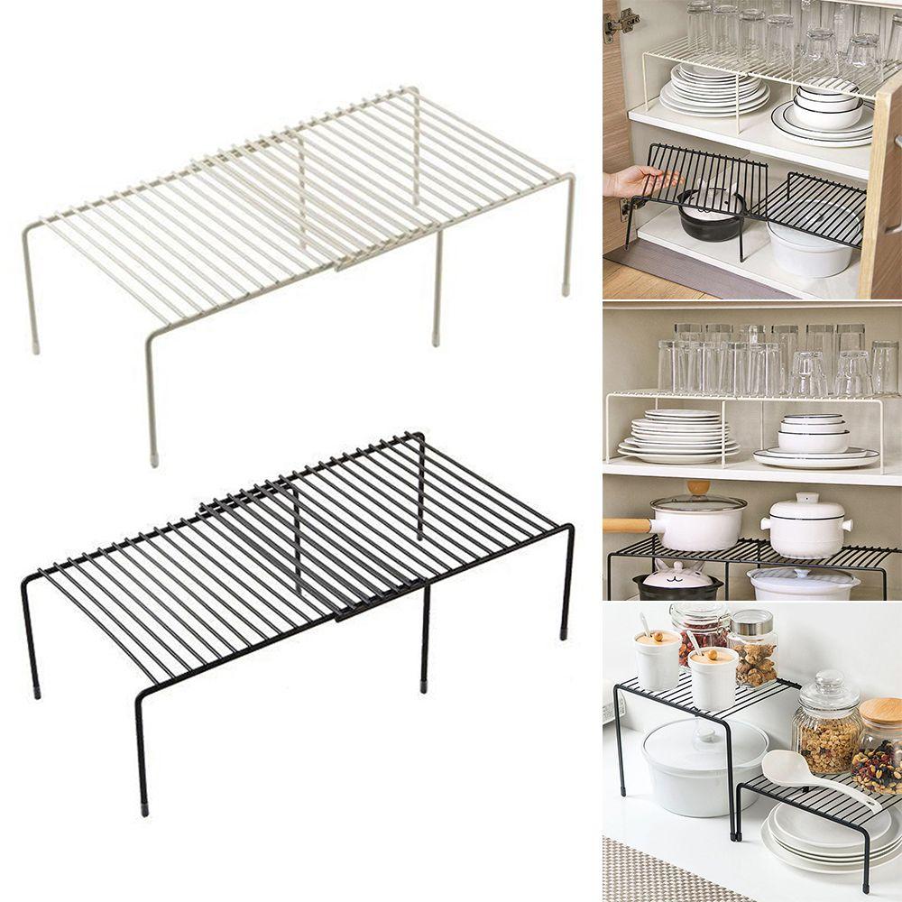 Kitchenware Wardrobe Shoe Spice Racks Storage Rack Desktop Storage Holder Adjustable Cupboard Shelf