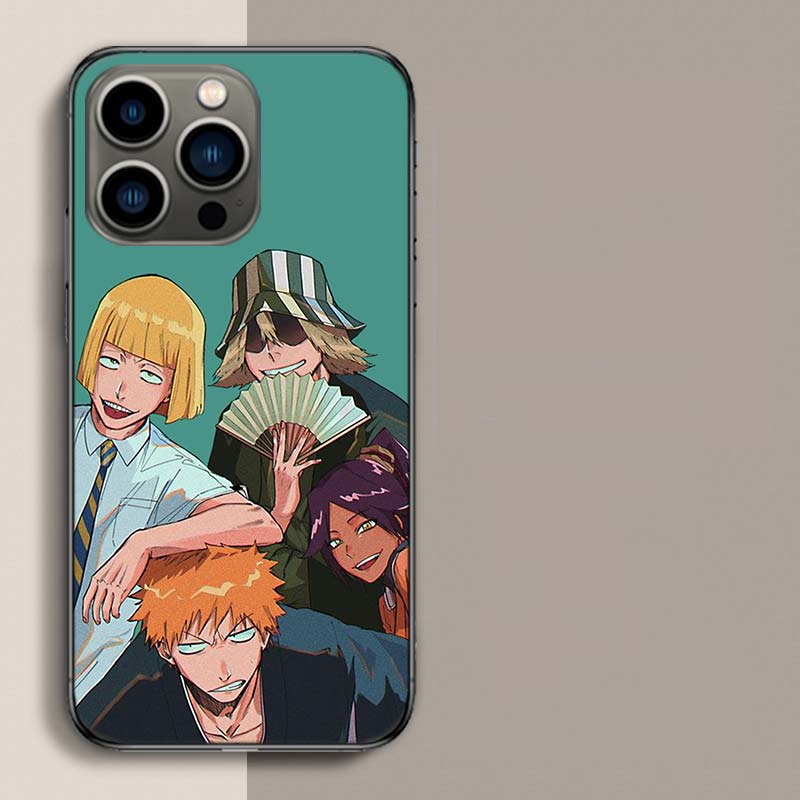 Чехол для телефона Bleach Синдзи Хирако Для Iphone 17 Air 15 Pro 14 Plus 16 Pro Max 17E 16E 12 13 Mini 11 Чехол Милый Fundas
