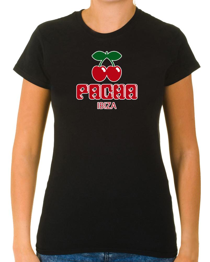 Женская футболка с рукавом 3/4 Pacha Ibiza Logo Cherry White T2968