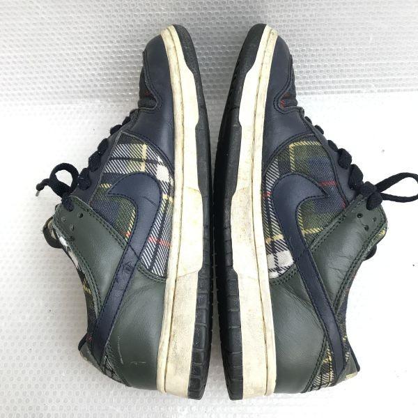 Nike Кроссовки DUNK LOW PREMIUM 26.0 темно-синий клетчатый узор(ИСПОЛЬЗОВАЛ)