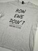 Lambtown Festival T-Shirt Large Gray “How Ewe Doin?” Graphic Tee Short Sleeve