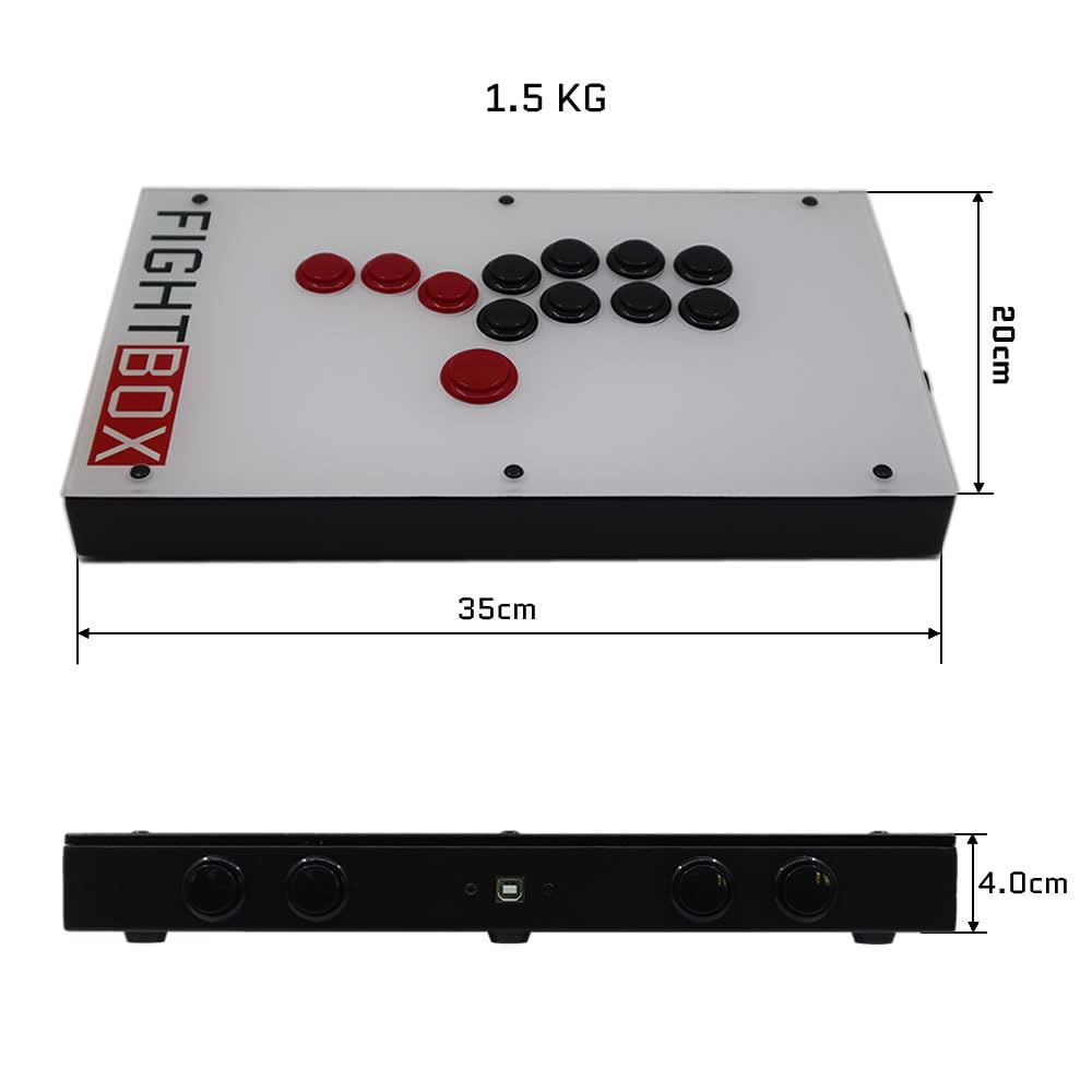 Игровой контроллер FightBox All Buttons Leverless Arcade Fight Stick, совместимый с F1-PC PC/PS3/Switch