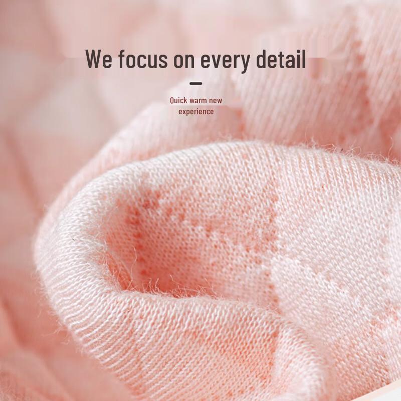 LANGSHA Комплект женского термобелья из 3-слойного хлопка с полувысоким воротником