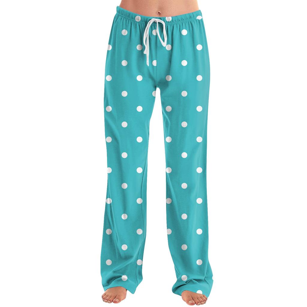 Женские модные свободные повседневные брюки с пасхальным принтом