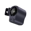 Portable USB Waist Fan with Digital Display - Large Capacity, Versatile, Mini Outdoor Neck-Hanging Design