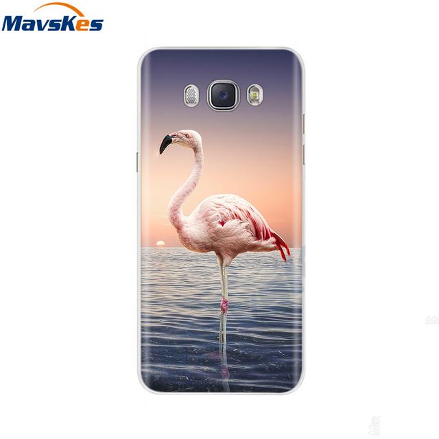 Чехол для телефона для Samsung Galaxy J7 2016, чехол J5 2016 J510f, окрашенный силиконовый чехол из ТПУ для Samsung J3, J5, J7 2016, чехол