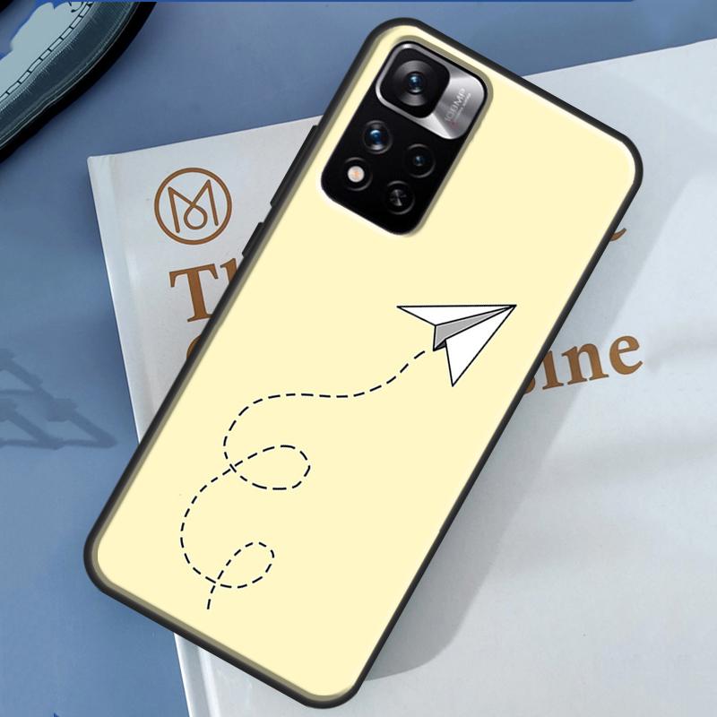 Чехол для телефона с рисунком самолета для Xiaomi Redmi 14C 13C 10C 12C Redmi Note 13 14 Pro 12 11 9 10 9S 10S 11S 12S