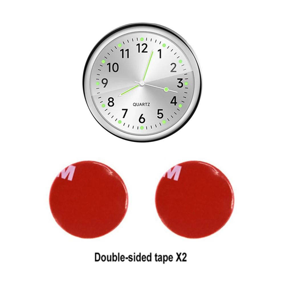 Часы на приборную панель автомобиля класса люкс - Премиальные мини кварцевые часы для салона автомобиля, современный дизайн, аксессуары для автомобильного декора