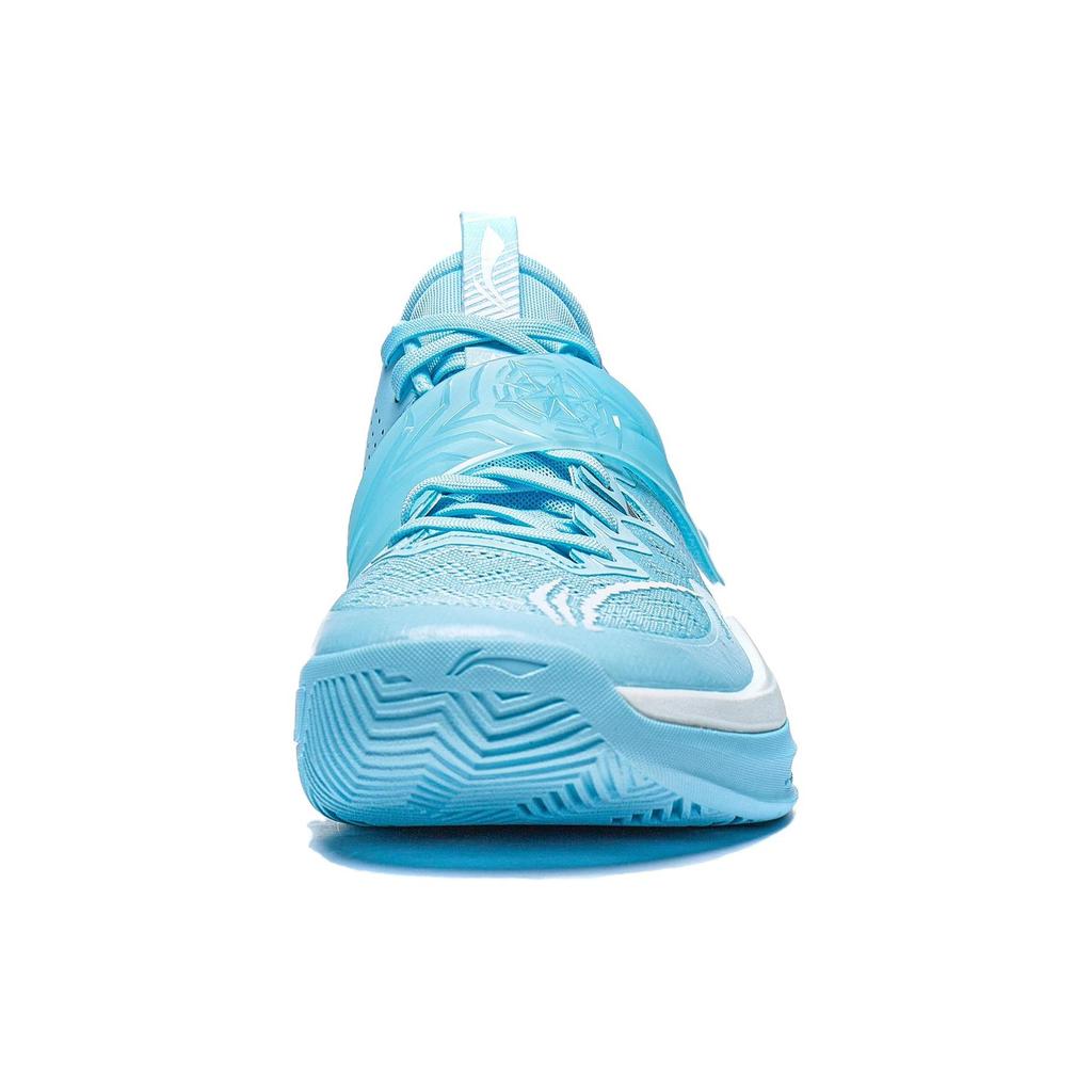 Li Ning Liren3 TEAM Амортизирующие Скользкие Устойчивые к истиранию Низкие Баскетбольные кроссовки Мужские Освежающий Ледяной Синий ABAS095-1