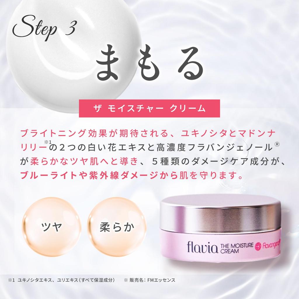 Увлажняющий базовый набор Flavia высококонцентрированный лосьон-крем с флавангенолом, 3 предмета (60мл) (20мл) (15g)