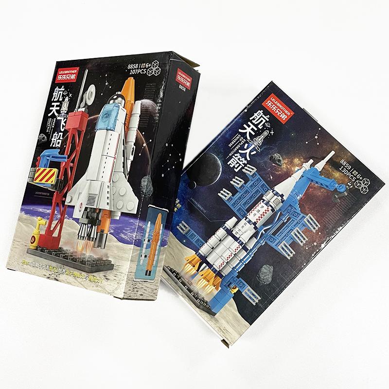 130 шт., космический челнок, ракета, строительные блоки, игрушки для детей, развивающая игрушка, подарок для мальчиков и девочек