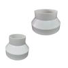 Duct Reducer for Vent System Havc Pipe Connector Air Duct Adapter Pipe Fitting for Home Kitchen Bathroom Apartment Offices