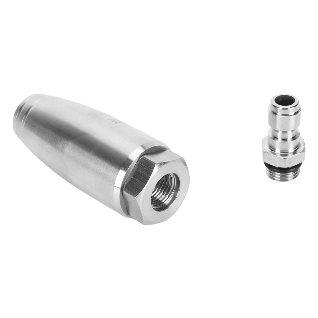 High Pressure Rotary Nozzle 1/4inch Quick Connector 350bar Stainless Steel Pressure Washer Rotating