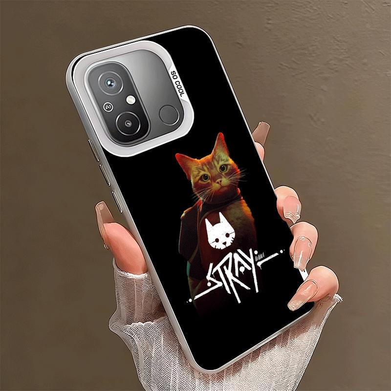 Чехол для телефона Stray Cat Game B-12 Ударопрочный для Xiaomi Poco X7 X6 X5 X3 Pro F7 Ultra M8 Redmi 15C 15 14C 13C 12C 10C 13 12 10