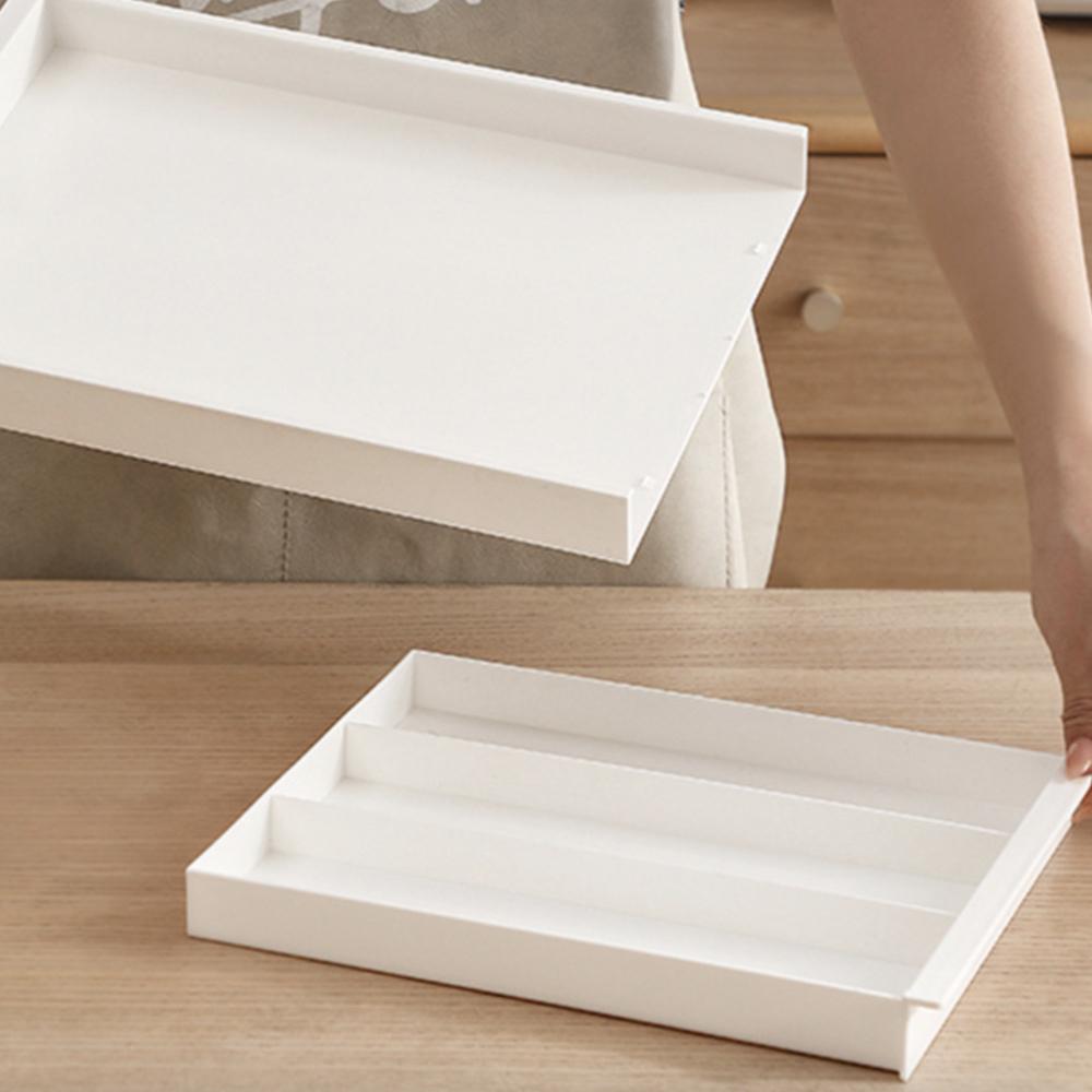 Расширяемый органайзер для кухонного ящика с разделителями для кухонной утвари, палочек для еды и столовых приборов