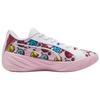 Puma All-Pro Nitro Comfortable Non-Slip Durable Low-Top Basketball Shoes Men Sneaker Pink White 312523-01