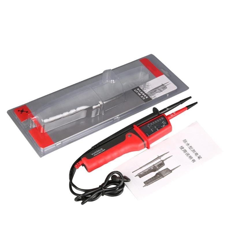 IP67 Waterproof Voltage Continuity Tester For Circuits With Polarity Detection And LED Indicators For Electricians