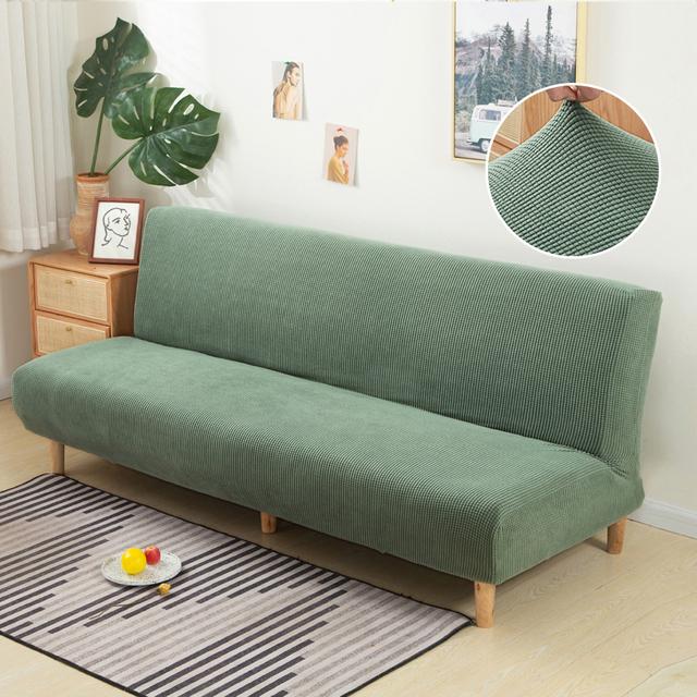 Жаккардовый чехол для дивана-кровати, складные чехлы на сиденье дивана, растягивающиеся чехлы, защита для дивана, эластичные чехлы-футоны для скамейки для дома