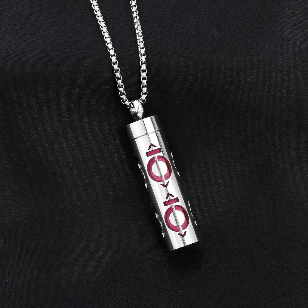 Ожерелье-диффузор для ароматерапии в форме сердца из нержавеющей стали с вращающейся подвеской