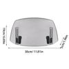 Universal Motorcycle Windshield Extension Adjustable Spoiler Clamp-On Windscreen Deflector Front Accessories Modification