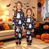 Семейный matching Halloween-принт, комплект пижамы с длинным рукавом и штанами