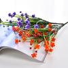 Пластиковые 7 вилок, маленькие весенние травы, камелии, искусственные цветы, нарциссы, горшечные цветочные композиции, реквизиты