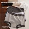 Ladies Autumn and Winter New Love Comfortable Breathable Long Crotch Waist Flat Angle Underwear