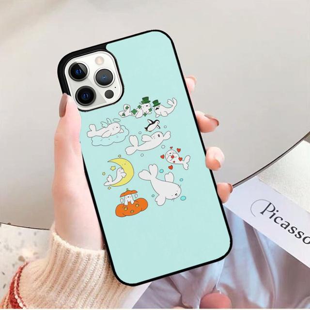 Чехол для телефона с детенышами тюленей Задняя крышка для iPhone 17 Air 16 15 14 13 11 12 Pro Max Plus Чехол