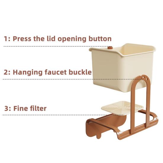 1/2 шт. Корзина для слива Раковина Уловитель пищи Съемная Легко чистить Простая установка Компактная корзина-дуршлаг для кухонной раковины