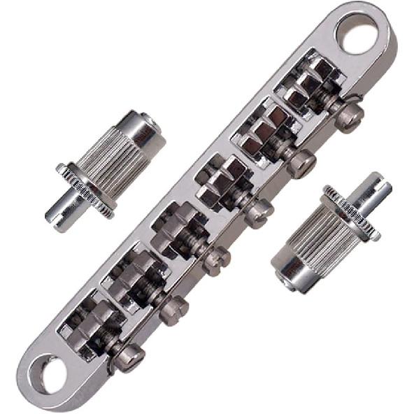 Baosity Бридж с роликовыми седлами из цинкового сплава и хвостовик для 12-струнной электрогитары LP EPI, серебристый