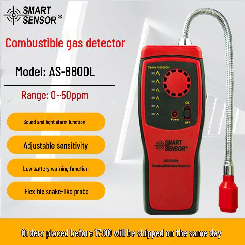 Xima Digital Combustible Gas Detector with Alarm for Natural and LPG Gas