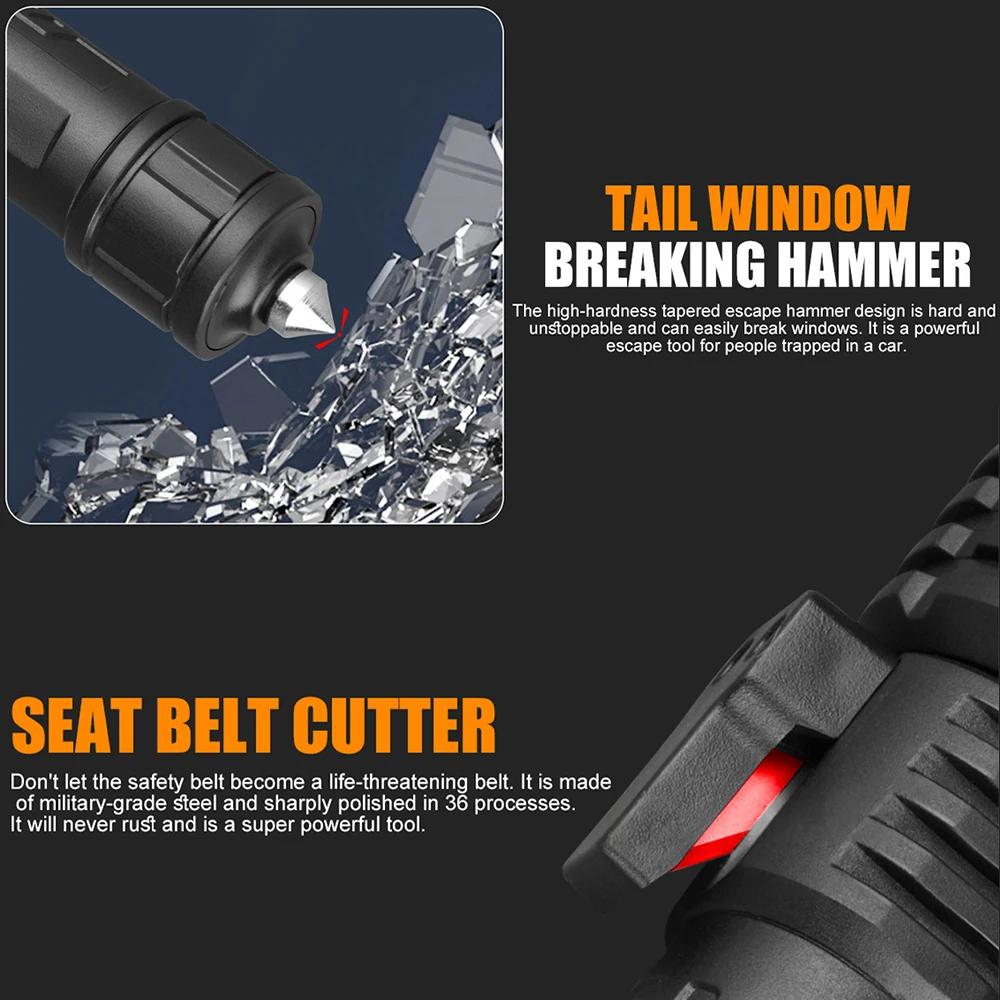 Мощный светодиодный фонарик, USB-перезаряжаемый свет, телескопический зум, походный фонарь с COB боковым светом, многофункциональный уличный фонарь